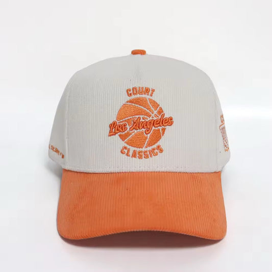 Court Classics LA Hat Orange/White